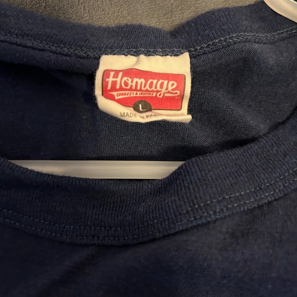 LETS PLAY BUBBLE HOCKEY Homage Long Sleeve Shirt  Size Large - Picture 2 of 3